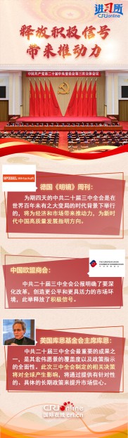 【讲习所中国与世界】中共二十届三中全会为世界注入动力和憧憬