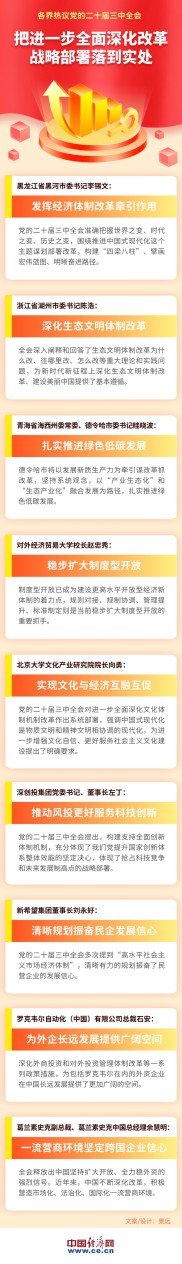 【图解】把进一步全面深化改革战略部署落到实处